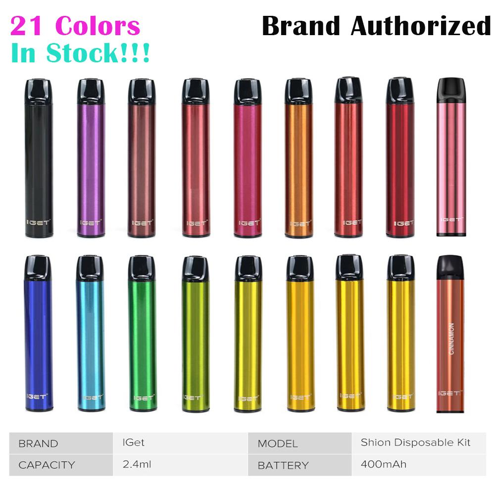 Original Iget Shion Disposable Pod Device Kit 600 Puff 400mAh 2.4ml Prefilled Portable Vape Stick Pen Bar Plus XXL Max 100% Authentic Iget XXL
Original Iget Shion Disposable Pod Device Kit 600 Puff 400mAh 2.4ml Prefilled Portable Vape Stick Pen Bar Plus XXL Max 100% Authentic Iget XXL