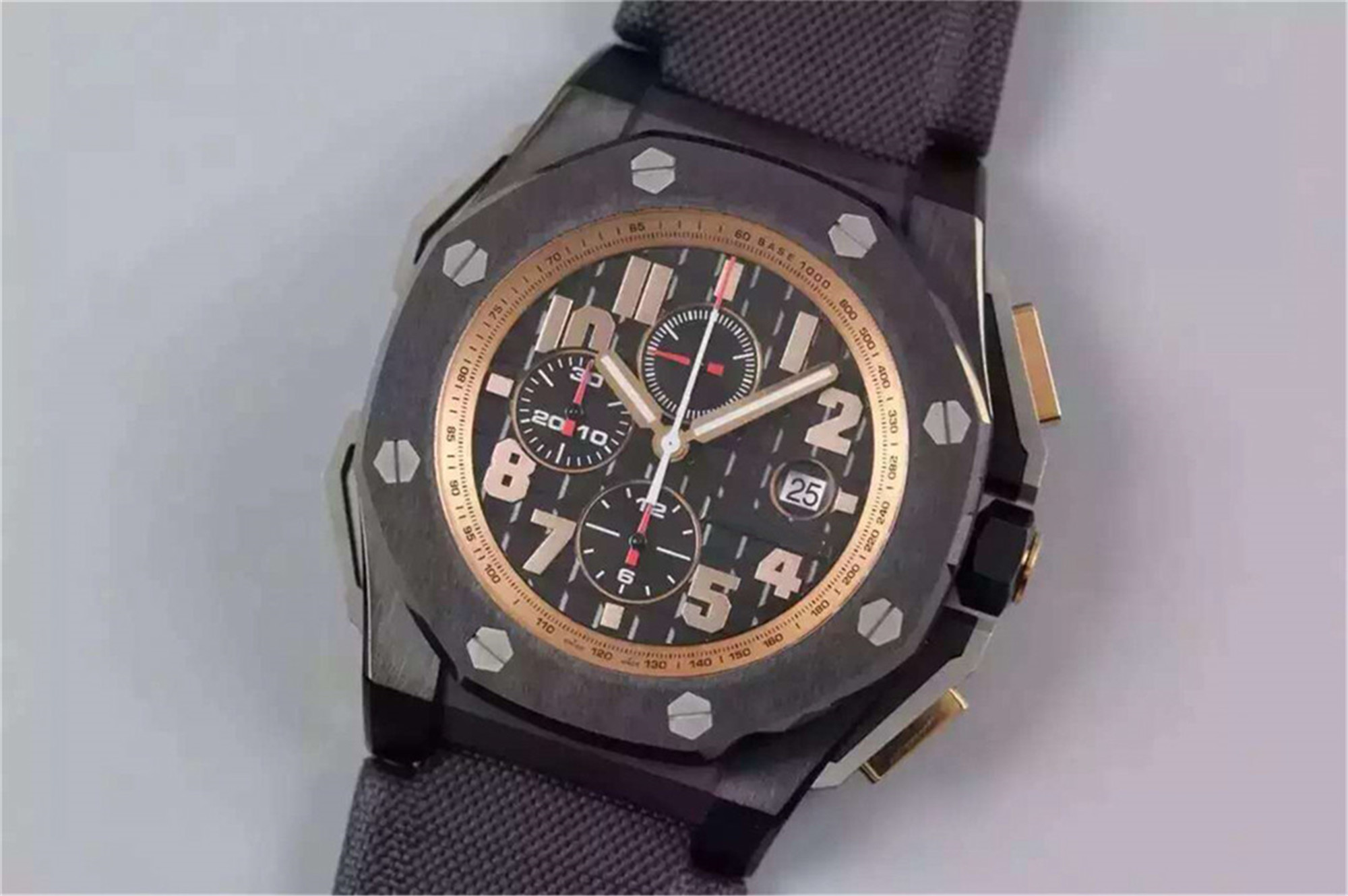 JF Luxury Mens Watch Ceramic Ring 48mm Diameter Titanium Back Cover Luminous Calendar Wristwatch, Black
JF Luxury Mens Watch Ceramic Ring 48mm Diameter Titanium Back Cover Luminous Calendar Wristwatch, Black