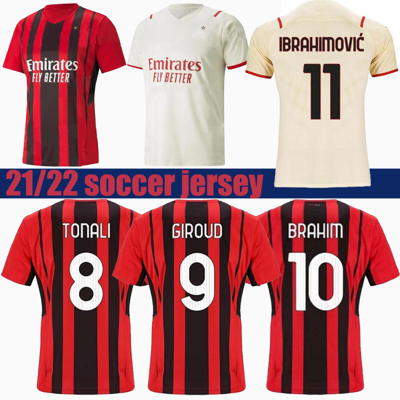 AC 21 22 THEO soccer jersey IBRAHIMOVIC BRAHIM BENNACER KESSIE ROMAGNOLI CALHANOGLU 2021 football shirt TONALI REBIC maillot men + kids kit, Black;yellow
AC 21 22 THEO soccer jersey IBRAHIMOVIC BRAHIM BENNACER KESSIE ROMAGNOLI CALHANOGLU 2021 football shirt TONALI REBIC maillot men + kids kit, Black;yellow