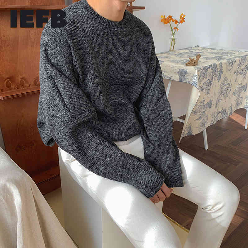 IEFB autumn winter Crew Neck Sweater men's loose warm kintwear tops Korean fashion Pullover bottoming clothes for male 9Y4570 210524, Black
IEFB autumn winter Crew Neck Sweater men's loose warm kintwear tops Korean fashion Pullover bottoming clothes for male 9Y4570 210524, Black
