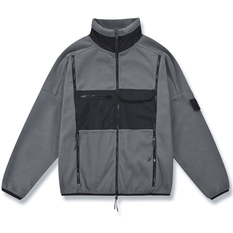 New Men's Jackets 100t polar Fleece Jacket With Elastic Cuffs, New gray
New Men's Jackets 100t polar Fleece Jacket With Elastic Cuffs, New gray