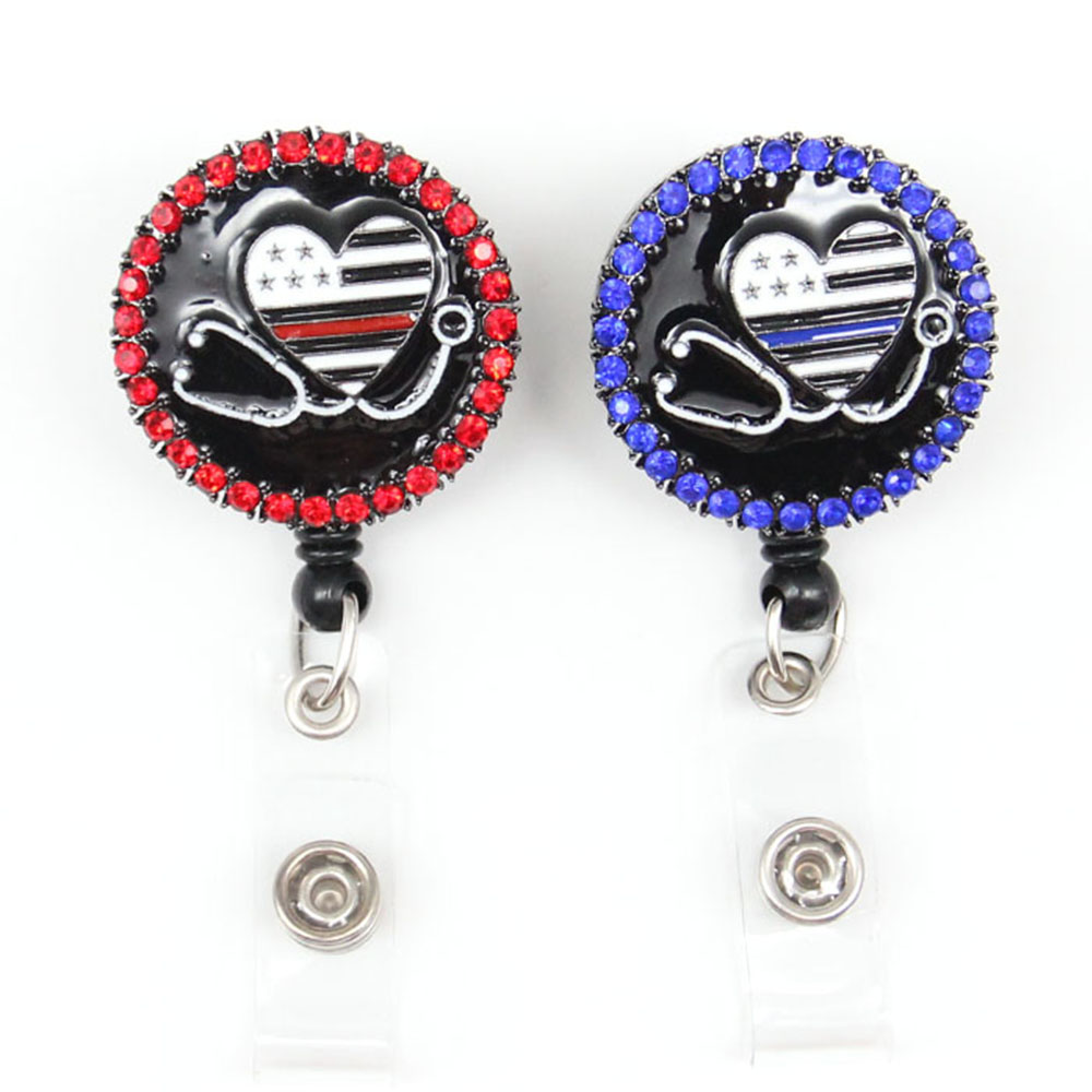 Medical Hospital Supply For Nurse Accessories Retractable Rhinestone Crystal Stethoscope ID Badge Reel Holder Nurse Gift
Medical Hospital Supply For Nurse Accessories Retractable Rhinestone Crystal Stethoscope ID Badge Reel Holder Nurse Gift