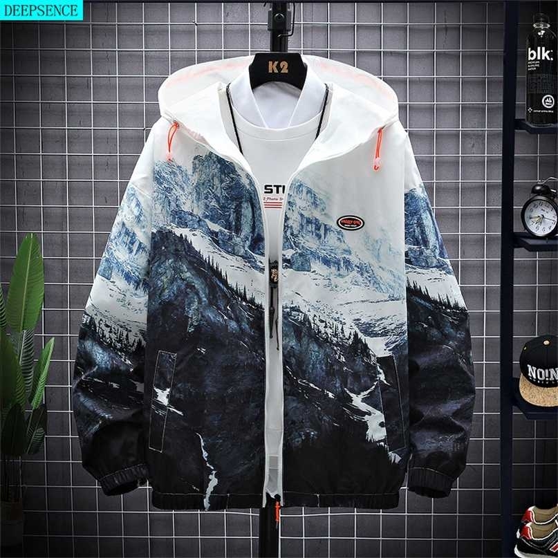 Spring Printed Hooded Jacket Men' Trend Student Sportswear Big Youth Men 211110, Brown
Spring Printed Hooded Jacket Men' Trend Student Sportswear Big Youth Men 211110, Brown