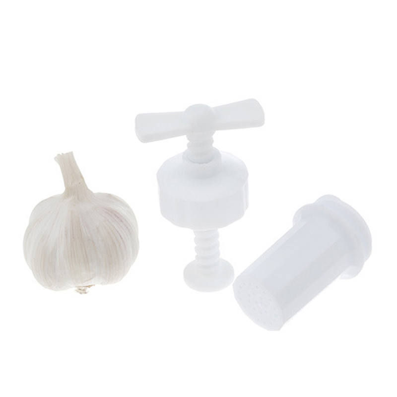 Kitchen Gadgets Rotating Handle Plastic Vegetable Tool Portable Garlic Chopper 1Pcs Garlic Squeezer Garlic Presses