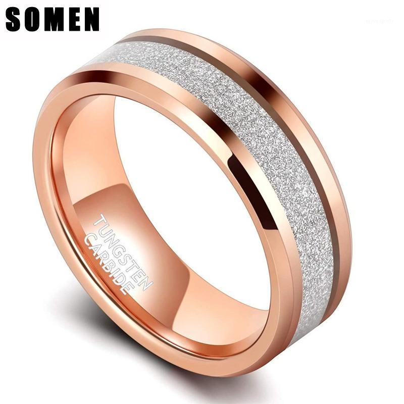Wedding Rings Somen Men Women Tungsten 8mm Rose Gold Silver Color Matte Unisex Band Luxury Comfort Fit1
Wedding Rings Somen Men Women Tungsten 8mm Rose Gold Silver Color Matte Unisex Band Luxury Comfort Fit1