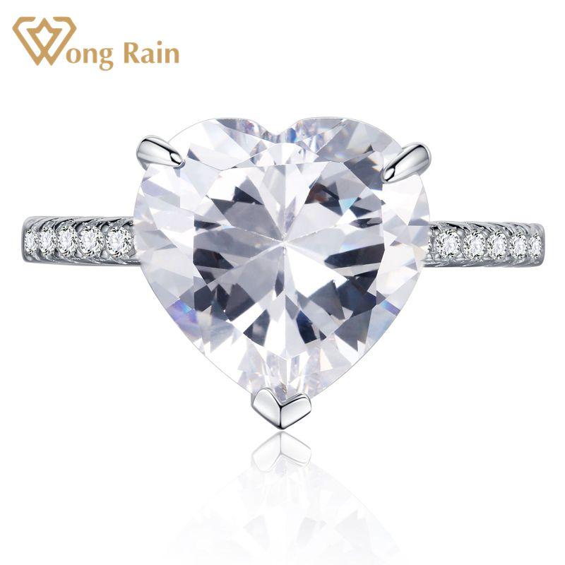 Cluster Rings Wong Rain 925 Sterling Silver Heart Created Moissanite Pink Sapphire Gemstone Wedding Engagement Romantic Fine Jewelry, Golden;silver
Cluster Rings Wong Rain 925 Sterling Silver Heart Created Moissanite Pink Sapphire Gemstone Wedding Engagement Romantic Fine Jewelry, Golden;silver