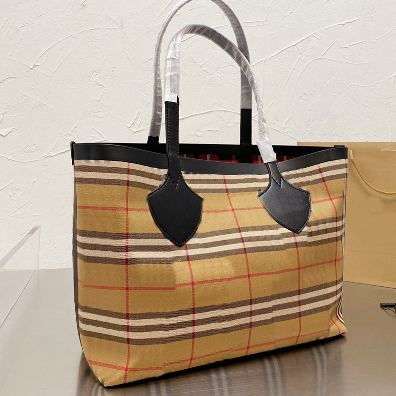 Handbag Purse Tote Double Sided Shopping Bag Tartan Patchwork Color Canvas Women Shoulder Bags High Quality Large Capacity Package, Customize 
Handbag Purse Tote Double Sided Shopping Bag Tartan Patchwork Color Canvas Women Shoulder Bags High Quality Large Capacity Package, Customize