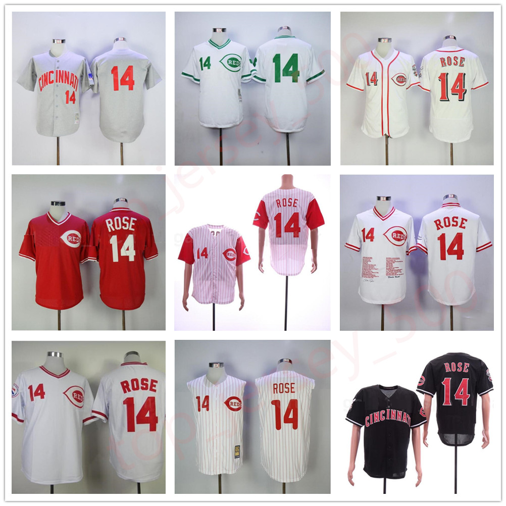 Men Retror 1969 1976 Vintage Baseball 14 Pete Rose Jersey Flexbase Cool Base Pullover Team Red White Black Grey Stitched High Quality, As shown in illustration
Men Retror 1969 1976 Vintage Baseball 14 Pete Rose Jersey Flexbase Cool Base Pullover Team Red White Black Grey Stitched High Quality, As shown in illustration