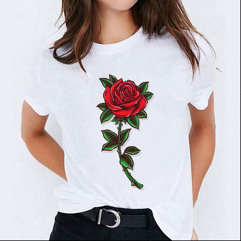 cartoon floral flower women t shirt short sleeve cute 90s print graphic tee, White
cartoon floral flower women t shirt short sleeve cute 90s print graphic tee, White