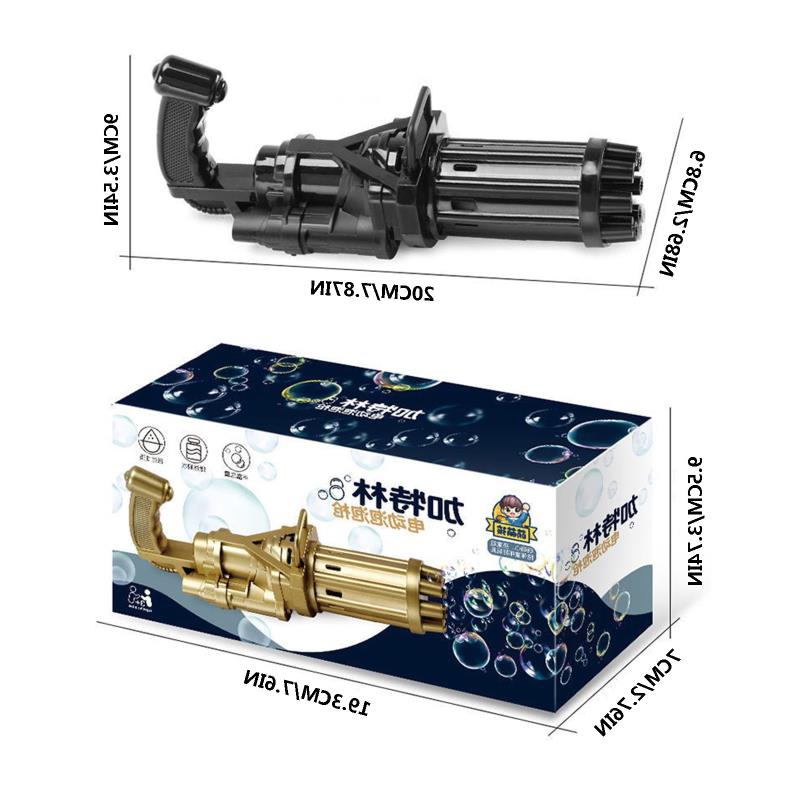 Kids Automatic Gatling Bubble Gun Toys Summer Soap Water Bubble Machine 2-in-1 Electric Bubble Machine For Children Gift Toys Mliwr
Kids Automatic Gatling Bubble Gun Toys Summer Soap Water Bubble Machine 2-in-1 Electric Bubble Machine For Children Gift Toys Mliwr