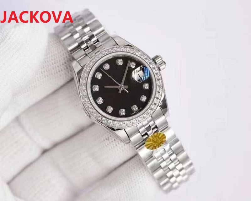 26mm Lady Watch President Diamonds Bezel Shell face Women 316L Stainless Steel Watches Lowest Price Womens Automatic Mechanical Wristwatch Gift, Slivery;brown
26mm Lady Watch President Diamonds Bezel Shell face Women 316L Stainless Steel Watches Lowest Price Womens Automatic Mechanical Wristwatch Gift, Slivery;brown