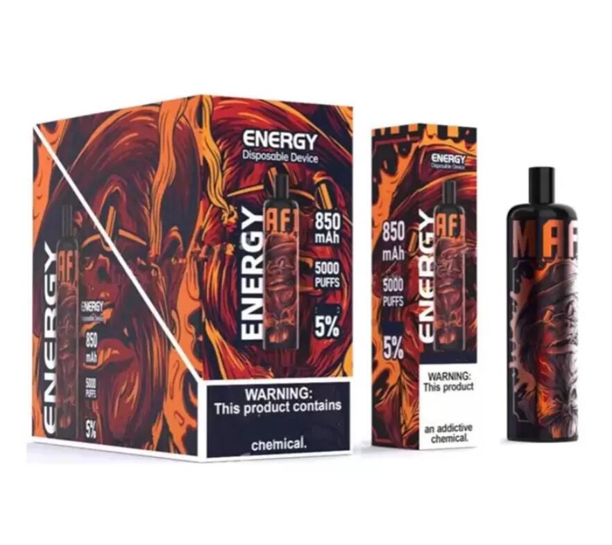 Disposable Vape ENERGY 5000 puffs Rechargeable E Cigarettes 850mah battery 12ml pre-filled Mech coil airflow control vaporizer VS R and M to
Disposable Vape ENERGY 5000 puffs Rechargeable E Cigarettes 850mah battery 12ml pre-filled Mech coil airflow control vaporizer VS R and M to