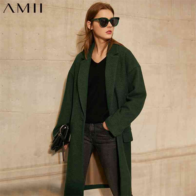 Minimalism Winter Causal Woolen Women's Coat Fashion OLstyle Solid Lapel Knee-length 40%Wool Female 12041017 210527, Black
Minimalism Winter Causal Woolen Women's Coat Fashion OLstyle Solid Lapel Knee-length 40%Wool Female 12041017 210527, Black