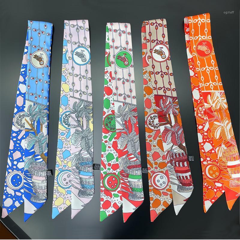Scarves Summer Scarf 2021 Design Women Skinny Bag Hair Band Neck Silk For Ladies Foulard Headband Bow Ties, Blue;gray
Scarves Summer Scarf 2021 Design Women Skinny Bag Hair Band Neck Silk For Ladies Foulard Headband Bow Ties, Blue;gray