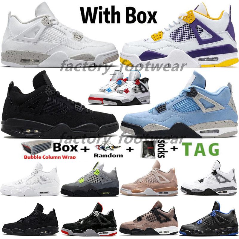 2023 With Box factory_footwear 4 Basketball Shoes Men Women Jumpman 4s University Blue White Purple Taupe Haze Shimmer Sail Oreo Mens Trainers Sports Sneakers Size 13, 41
2023 With Box factory_footwear 4 Basketball Shoes Men Women Jumpman 4s University Blue White Purple Taupe Haze Shimmer Sail Oreo Mens Trainers Sports Sneakers Size 13, 41