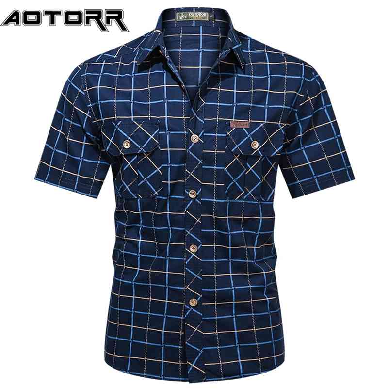 Fashion Mens Plaid Shirt Short Sleeve Bomber Military Shirts 100% Pure Cotton High Quality Business Casual Lapel Shirt Men 210708, Mg5009armygreen
Fashion Mens Plaid Shirt Short Sleeve Bomber Military Shirts 100% Pure Cotton High Quality Business Casual Lapel Shirt Men 210708, Mg5009armygreen