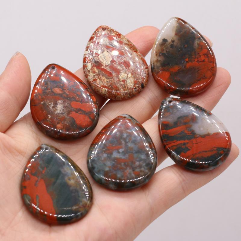 Other Natural Stone Semi-precious African Bloodstone Loose Beads Charms For Jewelry Making DIY Necklace Accessories 30x40mm 1PC
Other Natural Stone Semi-precious African Bloodstone Loose Beads Charms For Jewelry Making DIY Necklace Accessories 30x40mm 1PC