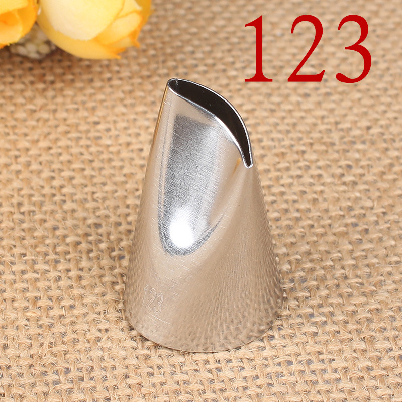 1Pcs Cookies Supplies Fondant Cake Decoration Multi Purpose Pastry Nozzle Silver Rose Tulip Flower Kitchen Gadgets