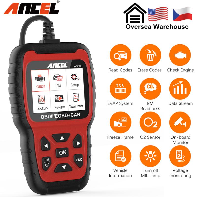 Code Readers & Scan Tools Ancel AS500 OBD2 Scanner Engine Check Auto Free Update Professional Car Diagnosis For Reader Diagnostic
Code Readers & Scan Tools Ancel AS500 OBD2 Scanner Engine Check Auto Free Update Professional Car Diagnosis For Reader Diagnostic