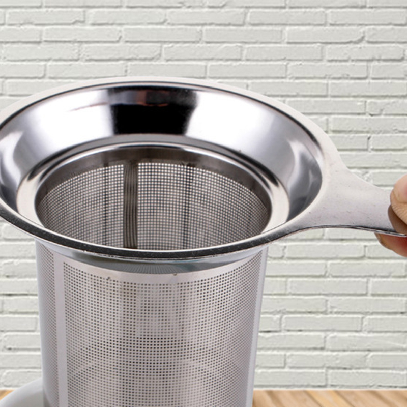 Stainless Steel Mesh Tea Infuser Tools Household Reusable Coffee Strainers Spices Loose Filter Strainer Herbal Spice Filters BH5409 TYJ