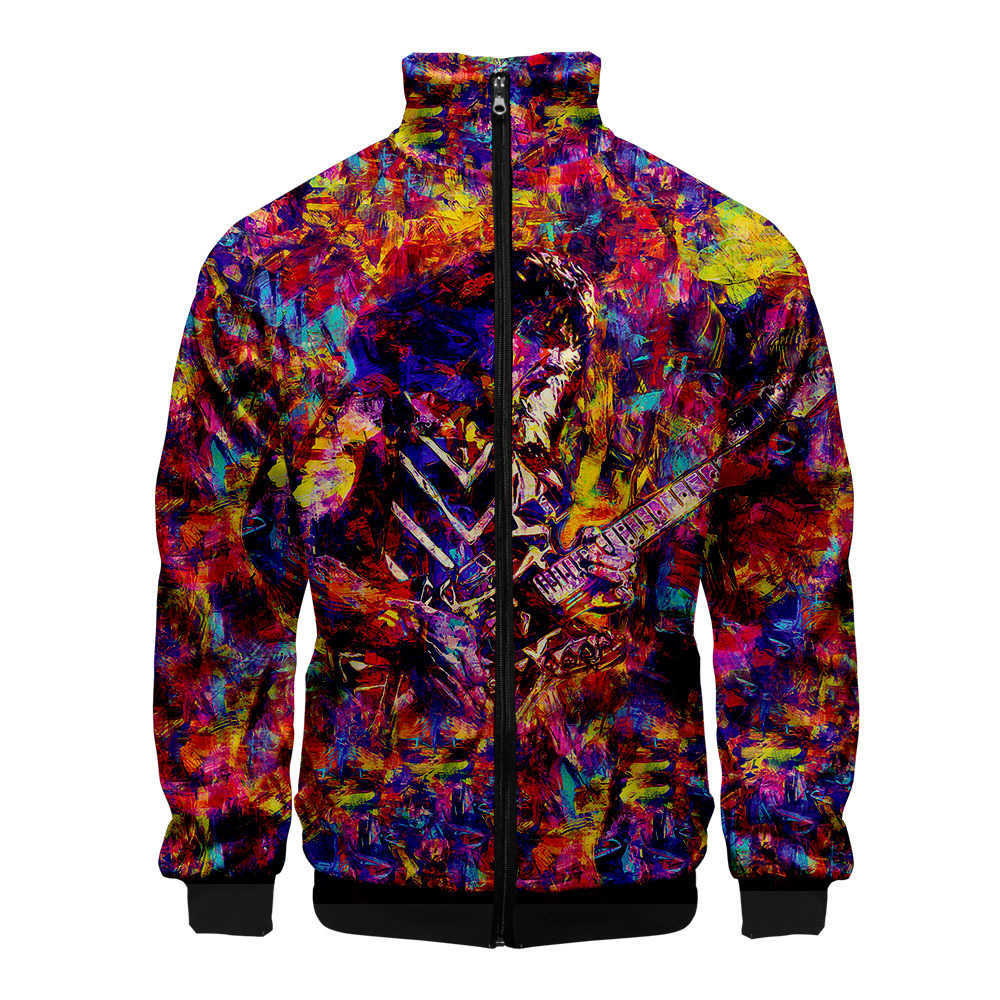 Eddie Van Halen Jacket Men/Women Comics Windbreaker 3D Printed Casual Street Jacket Autumn Spring Clothing 210820
