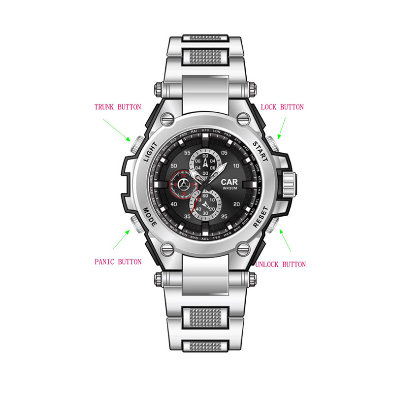 Smart watch car key wrist remote control full touch screen is suitable for a variety of models one button start
Smart watch car key wrist remote control full touch screen is suitable for a variety of models one button start
