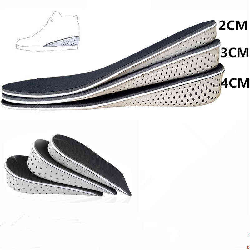 Height Increase Insoles Full Half Feet Shoes Up Invisiable Arch Support Shoe Sole Cushion Pad Men Women Inserts Pad Insoles H1106