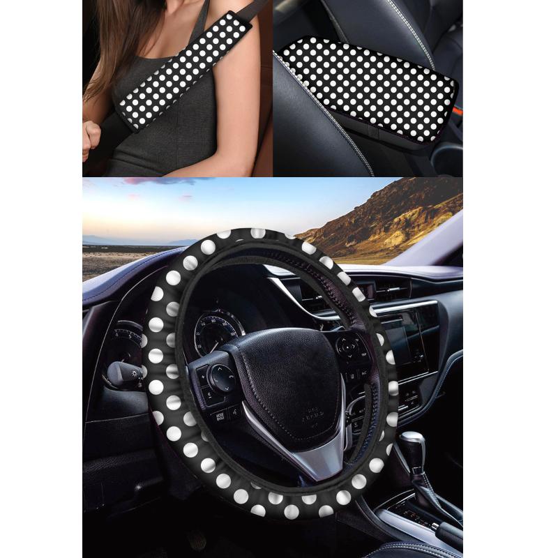 Safety Belts & Accessories Pinup Angel Wave Point Design Car Center Console Storage Cover Steering Wheel Seat Belt Pads 4pcs/Set Universal S
Safety Belts & Accessories Pinup Angel Wave Point Design Car Center Console Storage Cover Steering Wheel Seat Belt Pads 4pcs/Set Universal S