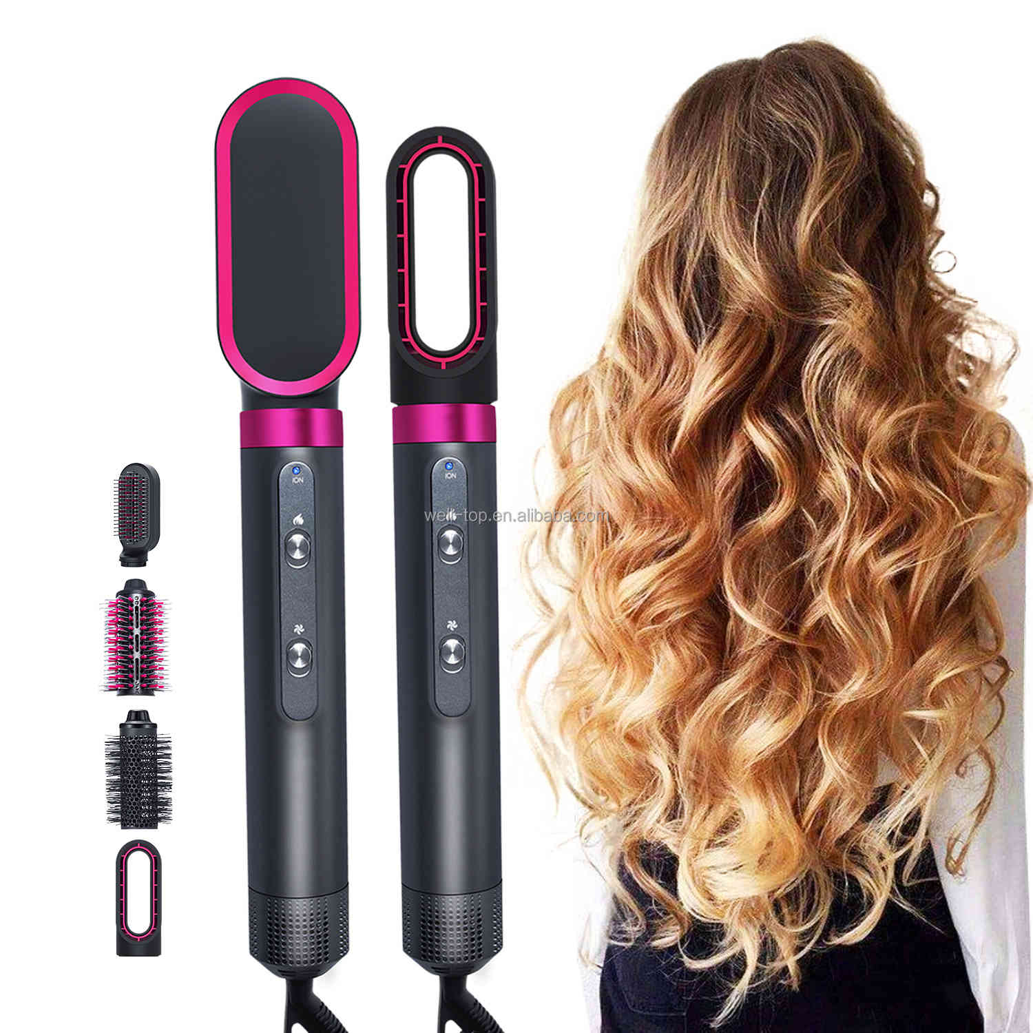 Hot Selling Multi-functional Air Wrap Brush Private Labeling 5 In 1 Blow Dryer Comb High Power Hairdryer Blower
Hot Selling Multi-functional Air Wrap Brush Private Labeling 5 In 1 Blow Dryer Comb High Power Hairdryer Blower