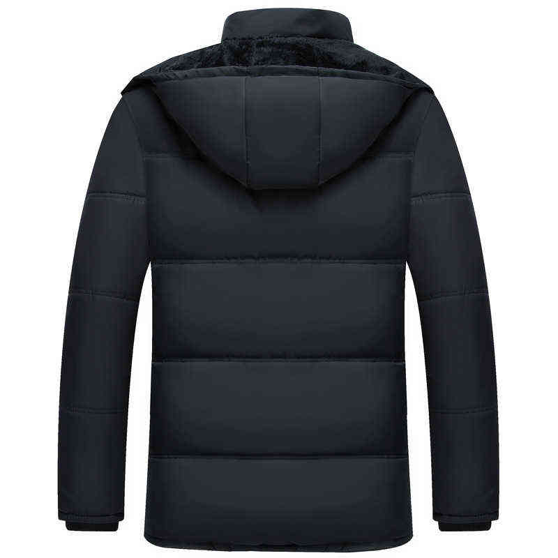Winter Coat Men Fashion Mens Parkas Thicken Male Thick Warm Coat Parkas Hooded Winter Windproof Man Jacket for Men Clothes Parka 211104