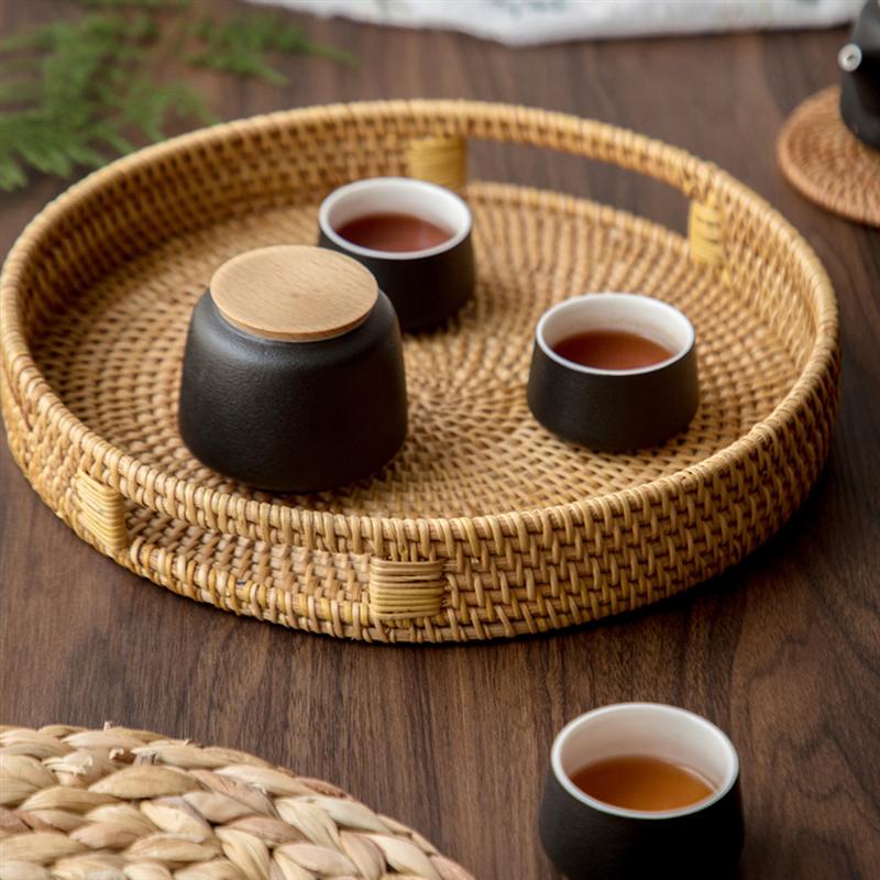 1Pc Handmade Woven Food Basket Fruit Pate Rattan Tray Mutipurpose Afternoon Tea Fruit Tray Storage Basket
1Pc Handmade Woven Food Basket Fruit Pate Rattan Tray Mutipurpose Afternoon Tea Fruit Tray Storage Basket