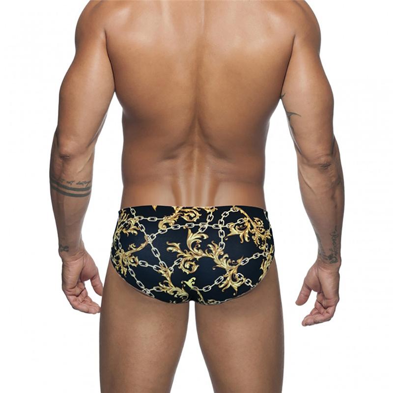 Low Waist Push Pad Sexy Swimwear Men Swim Trunks Quick Dry Summer Bikini Bathing Suit Swimming Briefs Swimsuit Beachwear Men's Shorts, Black gold
Low Waist Push Pad Sexy Swimwear Men Swim Trunks Quick Dry Summer Bikini Bathing Suit Swimming Briefs Swimsuit Beachwear Men's Shorts, Black gold