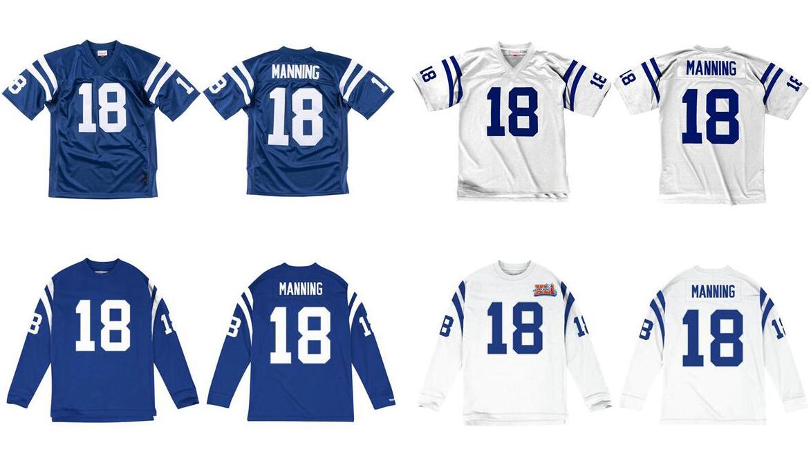 Stitched football Jersey 18 Peyton Manning 1998 Mitchell & Ness retro Rugby jerseys Men Women Youth S-6XL, Stitched jersey
Stitched football Jersey 18 Peyton Manning 1998 Mitchell & Ness retro Rugby jerseys Men Women Youth S-6XL, Stitched jersey
