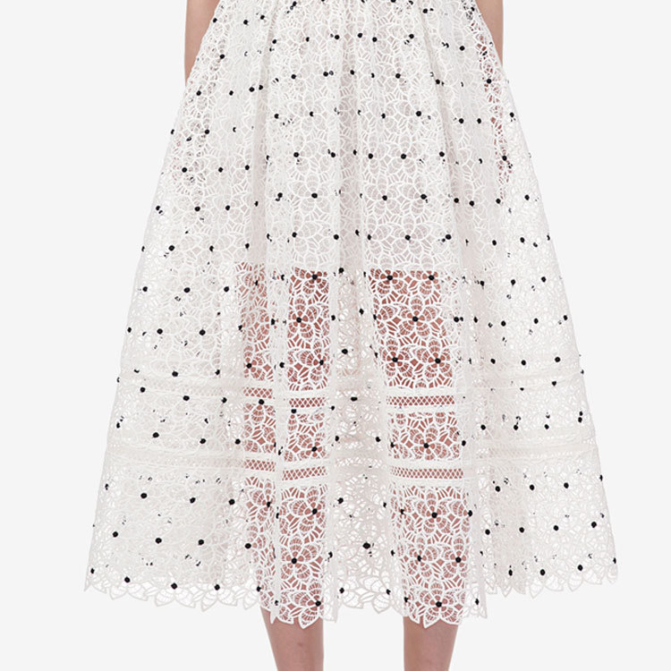 Summer Self Portrait Dress Sexy Lace Hollow Out Square Collar Maxi Long Princess Dresses High Quality Elegant Party 210506