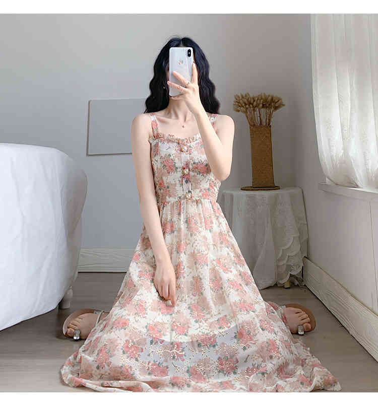 Women Summer Embroidery Floral Midi Dress Vintage Franch Style Female Strapless Casual Holiday Lady Boho Party Dress Vestido 210518