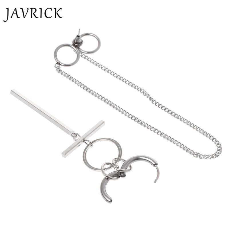 14 Pcs/Set Arrival Trendy Jewelry Earrings Stainless Steel Korean Fashion Personality For Men Women Boys Party Decoration 210624