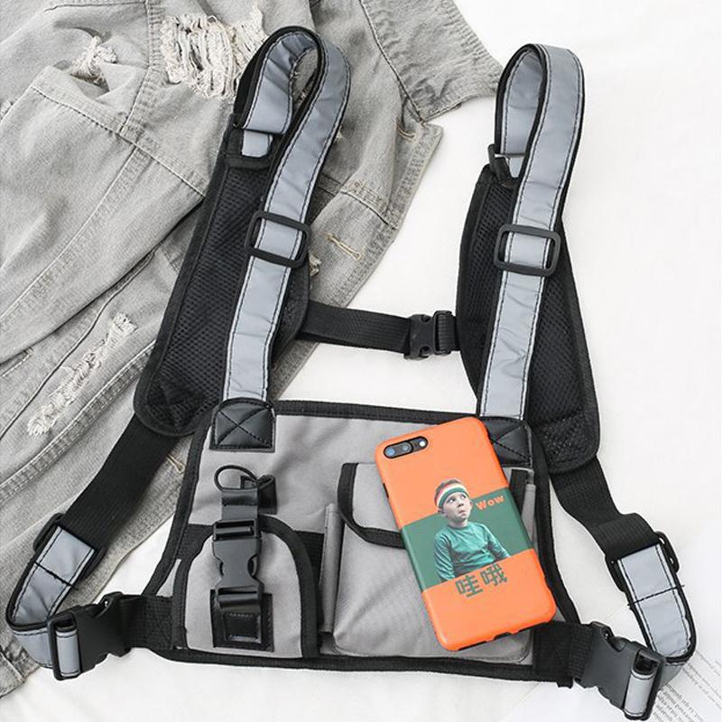 Waist Bags Unisex Hip Hop Bag For Women Multifunction Pocket Tactical Chest Female Casual Ladies Vest Pack
Waist Bags Unisex Hip Hop Bag For Women Multifunction Pocket Tactical Chest Female Casual Ladies Vest Pack