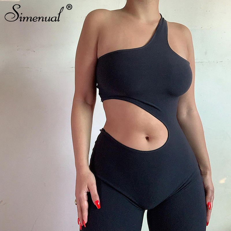 2011simenual cut out one shoulder sporty jumpsuits for women sleeveless active wear skinny outfits one piece casual black jumpsuit, Black;white
2011simenual cut out one shoulder sporty jumpsuits for women sleeveless active wear skinny outfits one piece casual black jumpsuit, Black;white