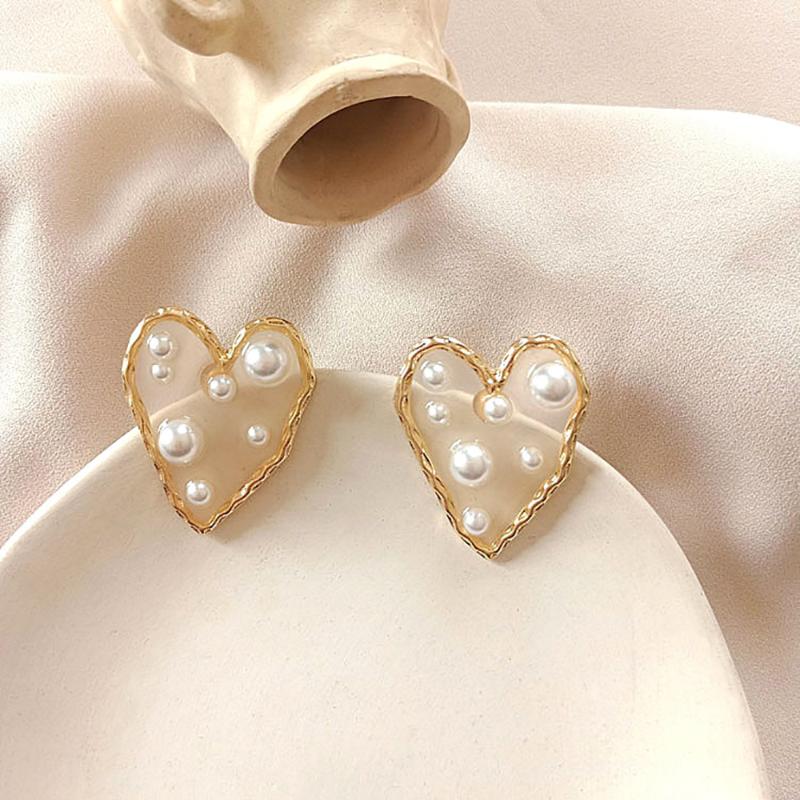 Stud Ghidbk Fashion Transparent Big Heart Star Earrings For Women Geometric Love Pearl Wedding Earring Street Style Jewelry
Stud Ghidbk Fashion Transparent Big Heart Star Earrings For Women Geometric Love Pearl Wedding Earring Street Style Jewelry