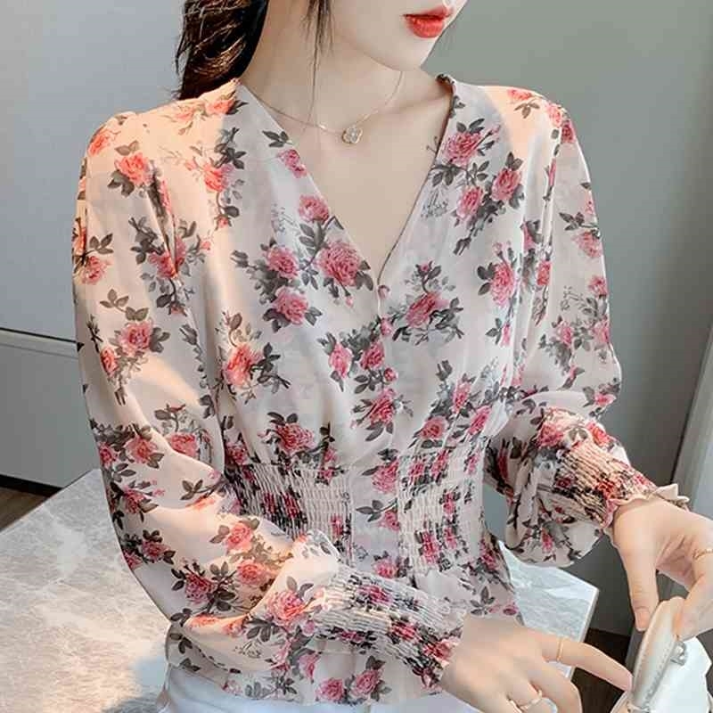 Blusas Mujer De Moda V-neck Print Chiffon Blouse Shirt Women Bouses Long Sleeve Women Shirts Tops Blusa Camisas Mujer D404 210602, Apricot
Blusas Mujer De Moda V-neck Print Chiffon Blouse Shirt Women Bouses Long Sleeve Women Shirts Tops Blusa Camisas Mujer D404 210602, Apricot
