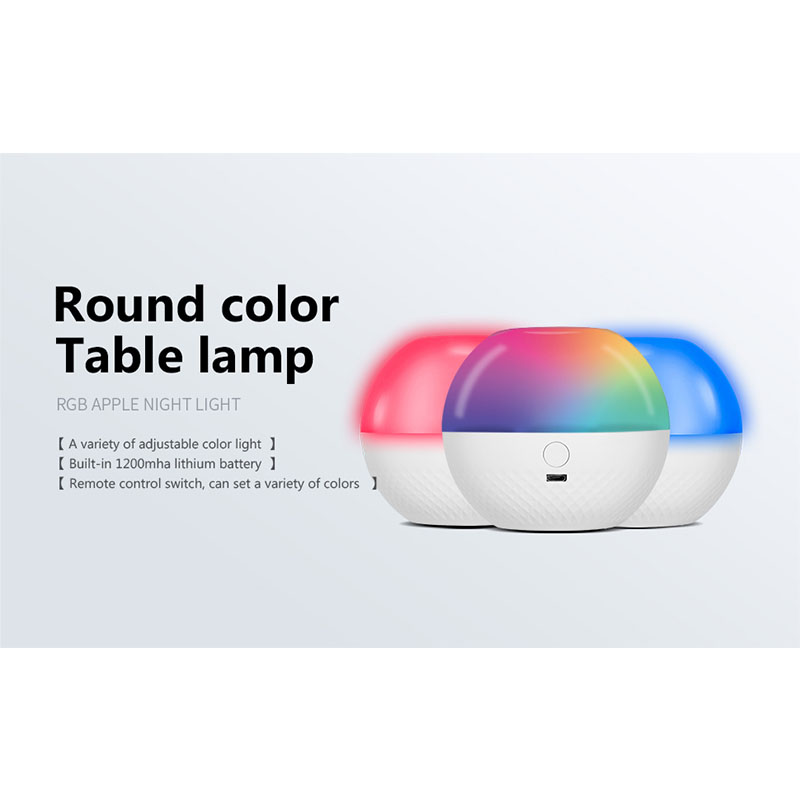High Quality Family led Bulb Round Color Table Lamps Christmas gift (RGB Apple night lamp) Lighting Bulb
High Quality Family led Bulb Round Color Table Lamps Christmas gift (RGB Apple night lamp) Lighting Bulb