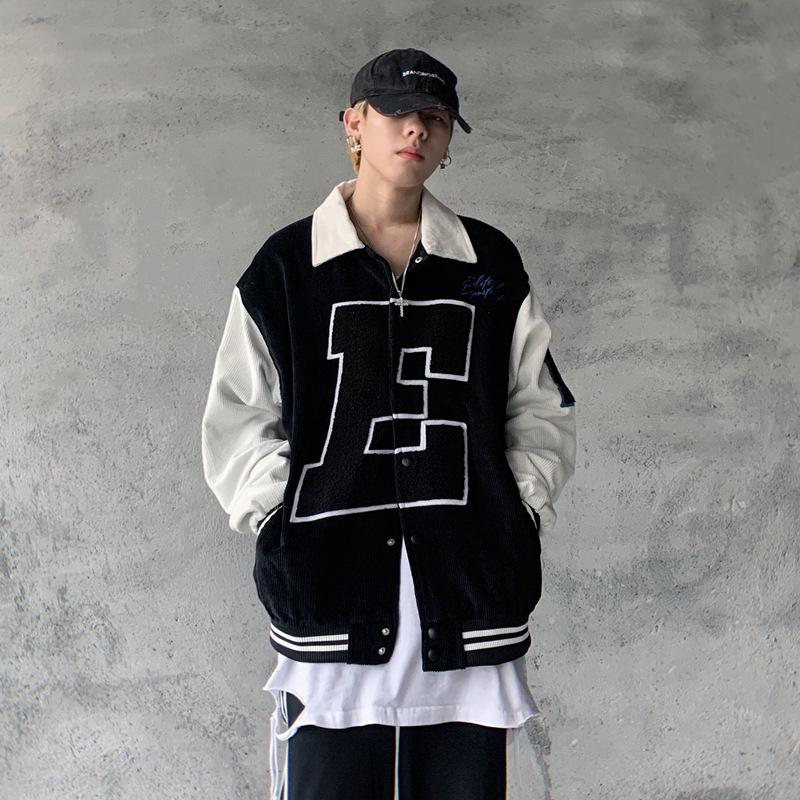 Men's Jackets Baseball Uniform Jacket Hip-hop Loose BF College Patchwork Harajuku Campus Fashion Streetwear Women Men Couple, Black;brown
Men's Jackets Baseball Uniform Jacket Hip-hop Loose BF College Patchwork Harajuku Campus Fashion Streetwear Women Men Couple, Black;brown
