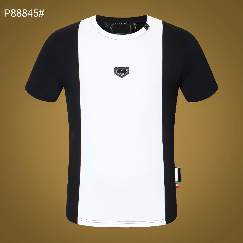 PP Men's T-shirt Summer rhinestone Short Sleeve Round Neck shirt tee Skulls Print Tops Streetwear M-xxxL 845, White;black
PP Men's T-shirt Summer rhinestone Short Sleeve Round Neck shirt tee Skulls Print Tops Streetwear M-xxxL 845, White;black