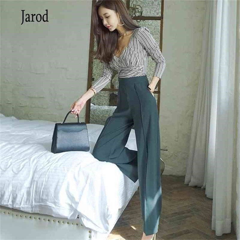 Korean Two Piece Set Office OL Lady Long Sleeve V Neck Printed Blouse+High Waist Straight Pant Suits Spring Women's set 210519, Picture color
Korean Two Piece Set Office OL Lady Long Sleeve V Neck Printed Blouse+High Waist Straight Pant Suits Spring Women's set 210519, Picture color