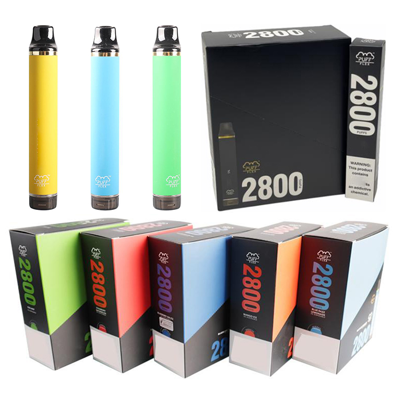 Authentic Puff Flex Disposable E cigarettes 2800 Puffs Vape Pen 10ml Pre-filled pods Cartridge 1500mAh Battery Vaporizer bars plus xxl bang max flow
Authentic Puff Flex Disposable E cigarettes 2800 Puffs Vape Pen 10ml Pre-filled pods Cartridge 1500mAh Battery Vaporizer bars plus xxl bang max flow