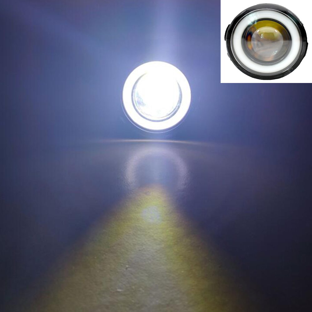 for Nissan NV200 2010-2015 fog light LED DRL Styling Lens Angel Eye Car Accessories headlights high quality