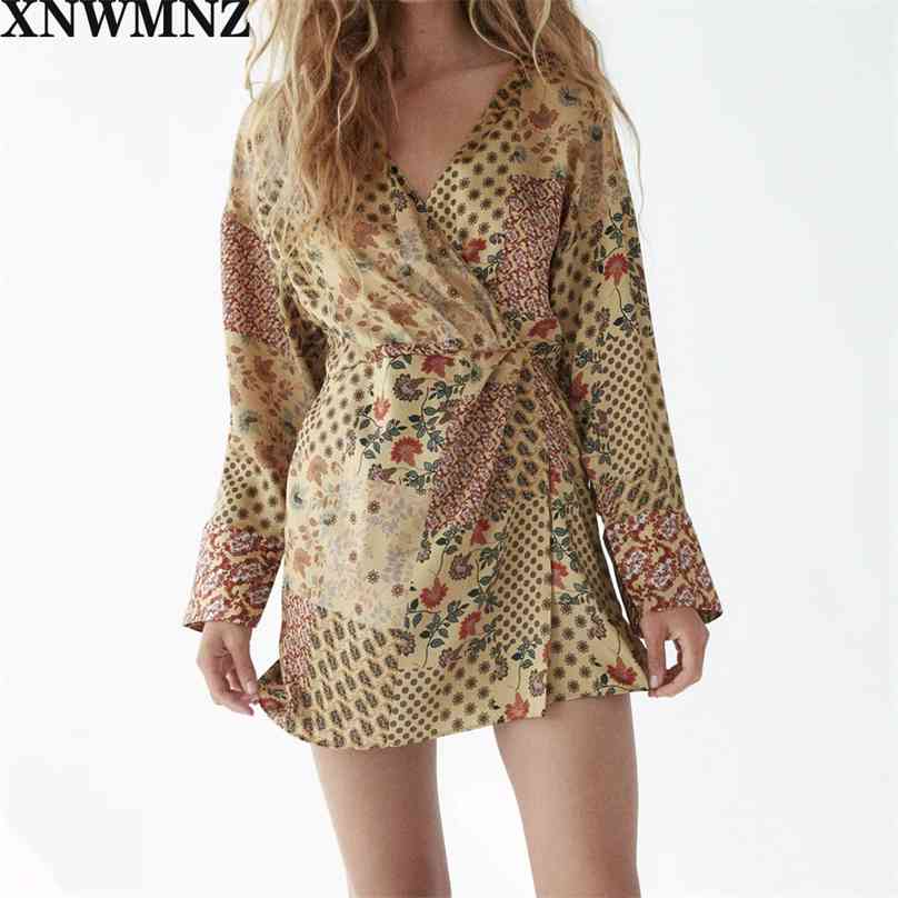 Women printed jumpsuit dresses trf Playsuit V-neck Long cuffed sleeves Elastic waistband side zip Female Chic 210520, Beige
Women printed jumpsuit dresses trf Playsuit V-neck Long cuffed sleeves Elastic waistband side zip Female Chic 210520, Beige