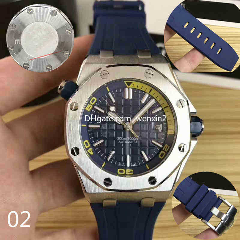 Men Watch 20 color Orologio di Lusso 42mm 2813 automatic mechanical watches, all stainless steel with rubber strap, super luminous men's Wristwatches, 17
Men Watch 20 color Orologio di Lusso 42mm 2813 automatic mechanical watches, all stainless steel with rubber strap, super luminous men's Wristwatches, 17