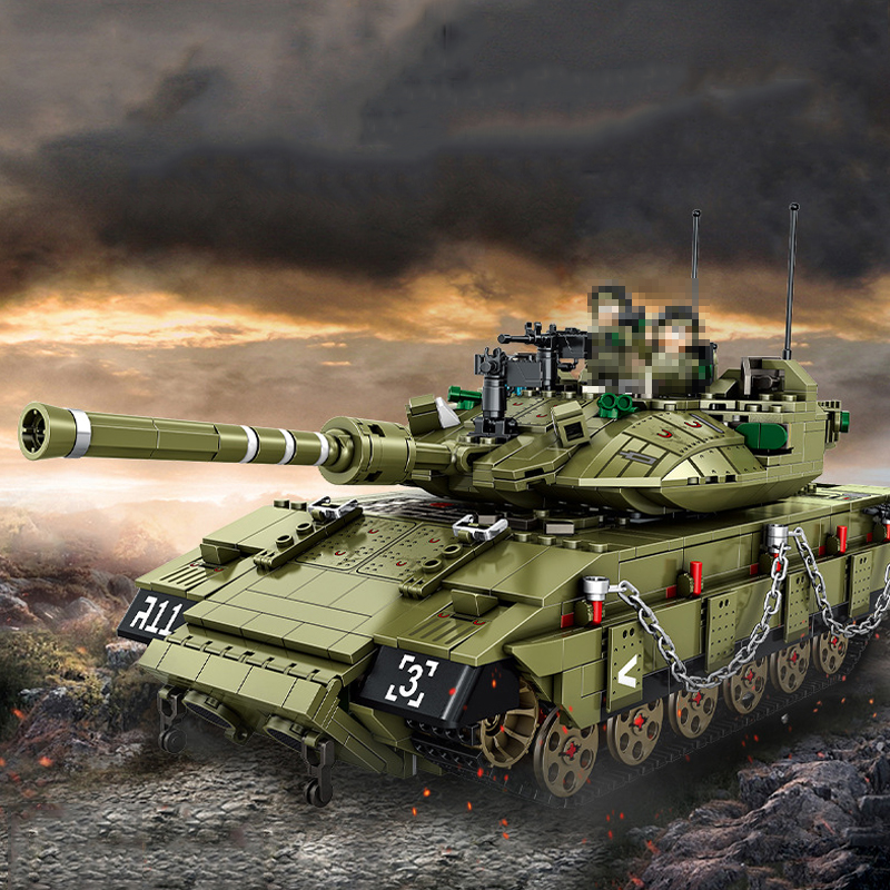 Educational 1:28 Israel Merkava MK4 Main Battle Tank Model Kits Building Blocks Bricks Military Toy
Educational 1:28 Israel Merkava MK4 Main Battle Tank Model Kits Building Blocks Bricks Military Toy