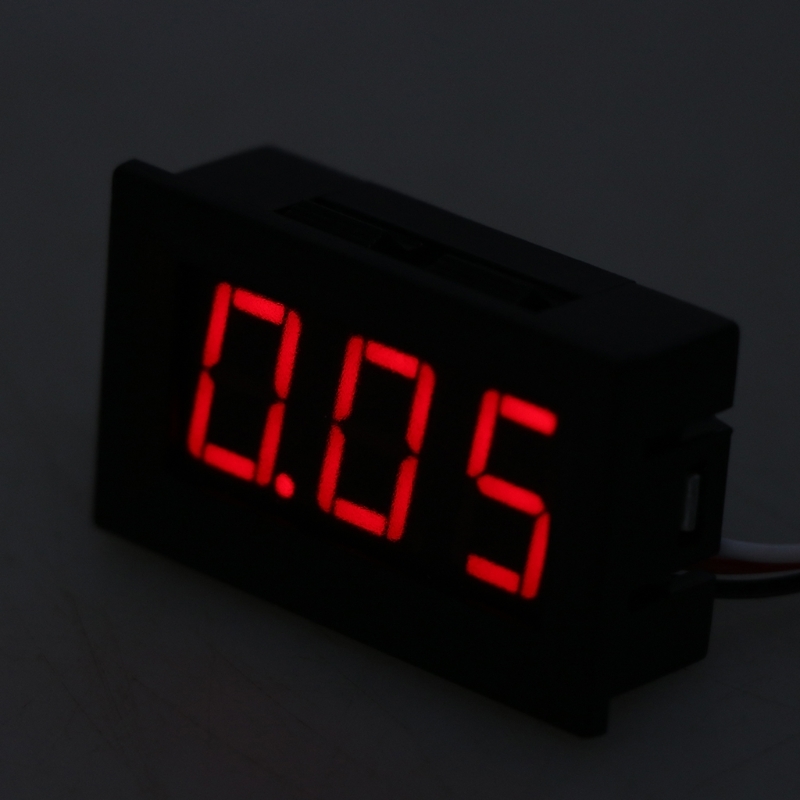 OOTDTY Mini Voltmeter Tester Digital Voltage Test Battery DC 0-30V Auto Engine Voltage Panel Meter LED voltmeter Tool